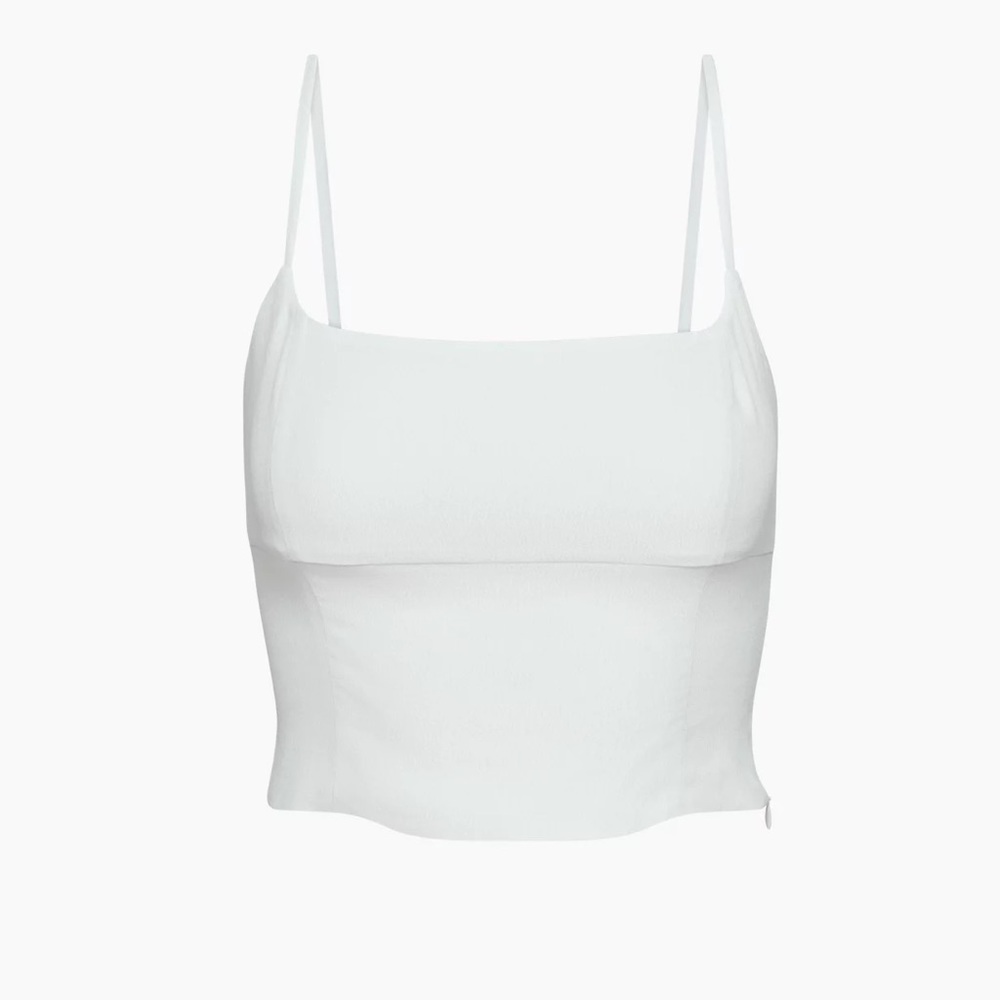Aritzia | Wilfred | Basel Bustier | Size Medium | Light Birch (off white)